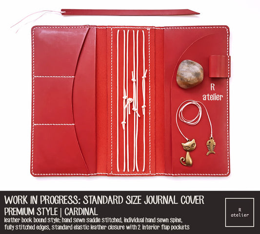 WORK IN PROGRESS: R.atelier Cardinal Standard Size Premium Style Leather Cover