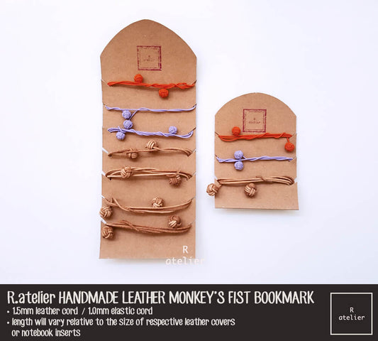 R.atelier Handmade Monkey's Fist Knot Bookmark Charm