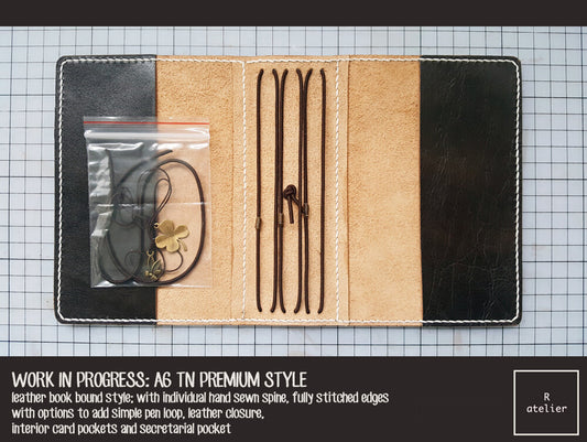WORK IN PROGRESS UPDATE: R.atelier A6 TN-Style, Premium Style Leather Cover