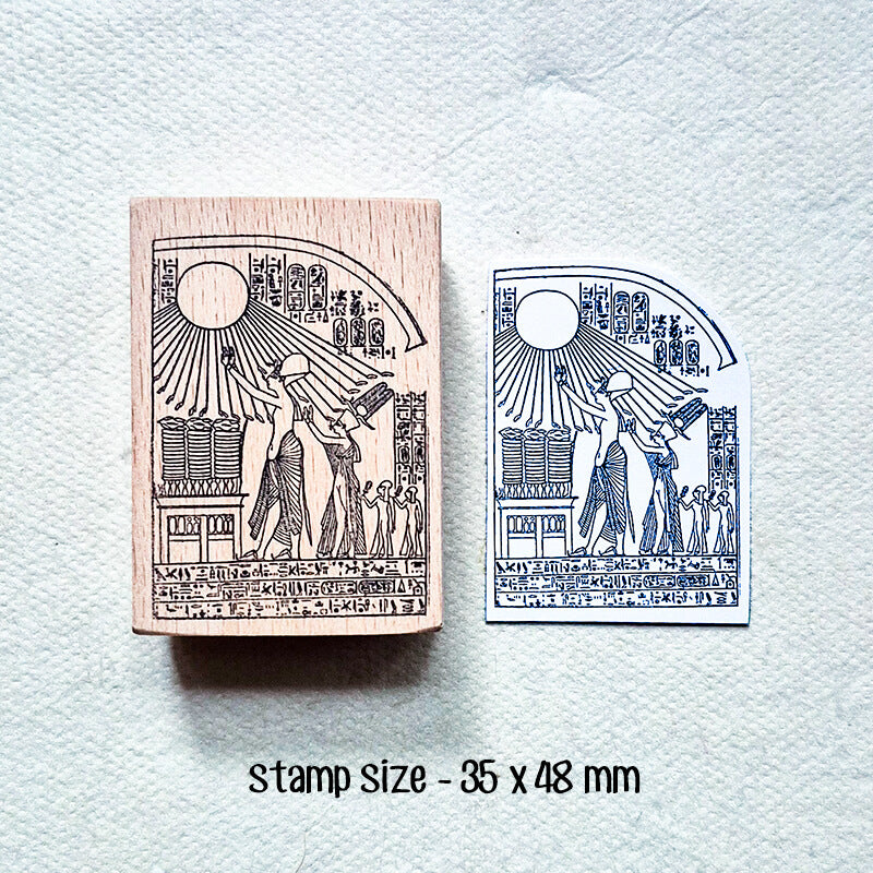 Ancient Egypt Archaeology Scrapbooking Wooden Stamps