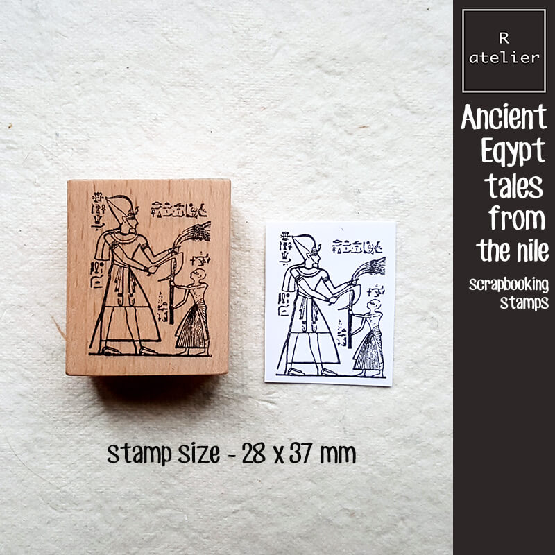 Ancient Egypt Archaeology Scrapbooking Wooden Stamps