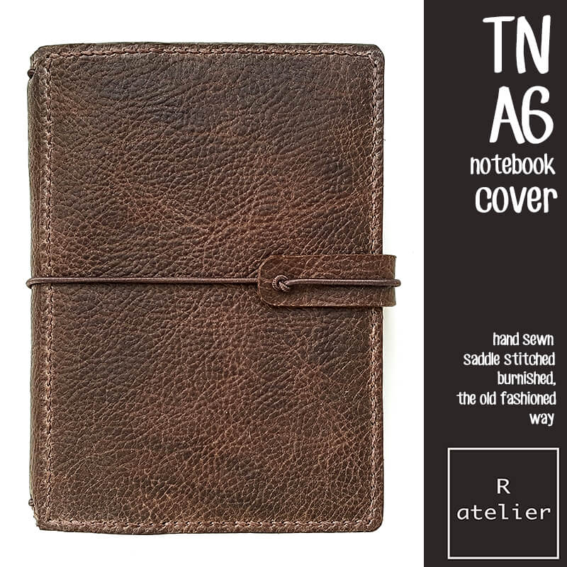 R.atelier A6 TN Leather Notebook Journal Cover Folio
