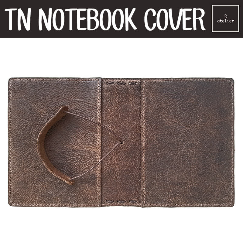 R.atelier A6 TN Leather Notebook Journal Cover Folio