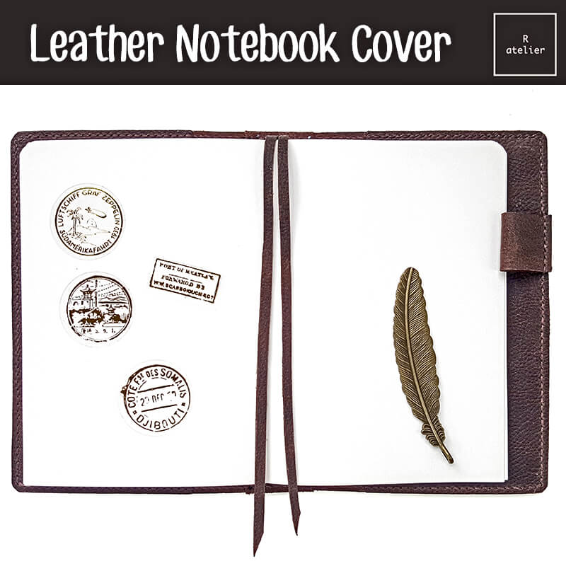 R.atelier B6 Stalogy Leather Notebook Folio Cover