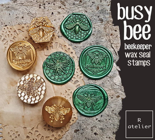 Busy Bee Beekeeper Wax Seal Stamps