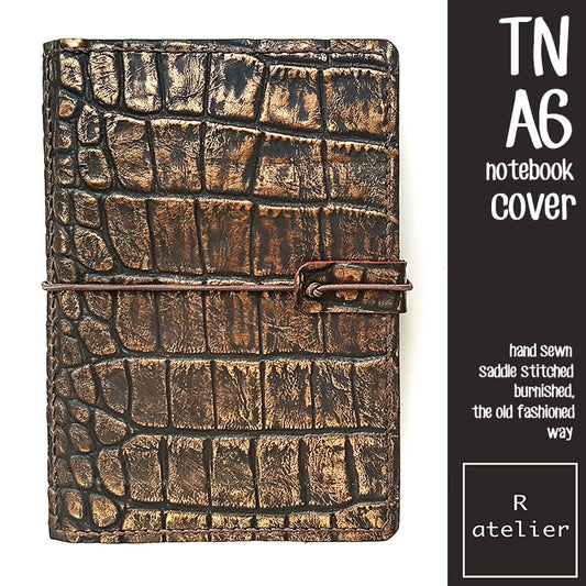 R.atelier A6 TN Leather Notebook Journal Cover Folio