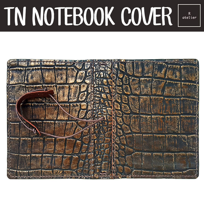 R.atelier A6 TN Leather Notebook Journal Cover Folio
