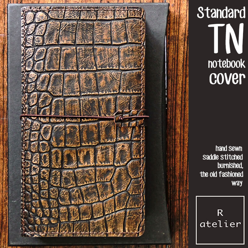 R.atelier Standard TN Leather Notebook Journal Folio Cover