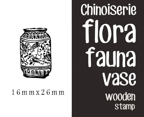 Chinoiserie Flora & Fauna Series Scrapbooking Stamps