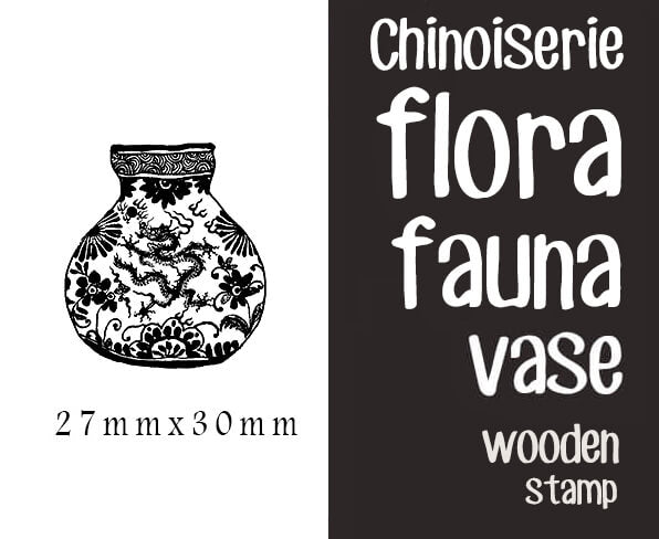 Chinoiserie Flora & Fauna Series Scrapbooking Stamps