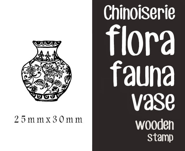 Chinoiserie Flora & Fauna Series Scrapbooking Stamps