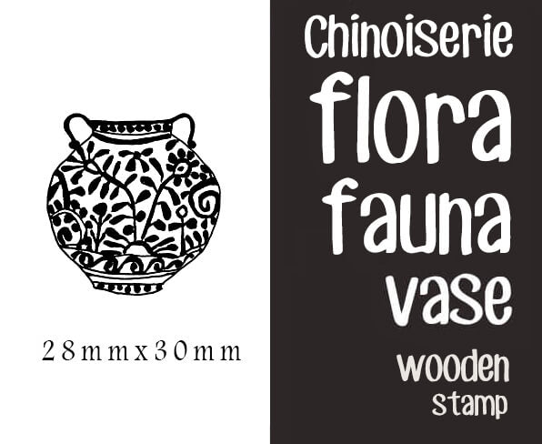 Chinoiserie Flora & Fauna Series Scrapbooking Stamps