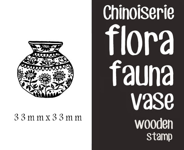 Chinoiserie Flora & Fauna Series Scrapbooking Stamps