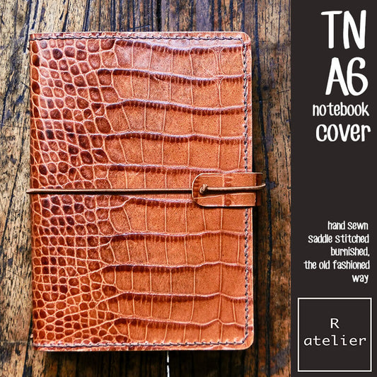 R.atelier A6 TN Leather Notebook Journal Cover Folio