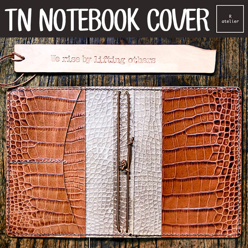 R.atelier A6 TN Leather Notebook Journal Cover Folio