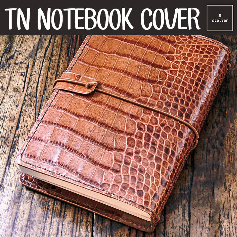 R.atelier A6 TN Leather Notebook Journal Cover Folio