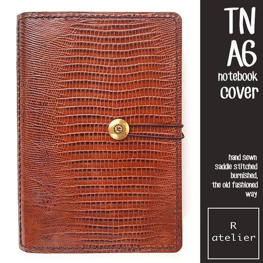 R.atelier A6 TN Leather Notebook Journal Cover Folio