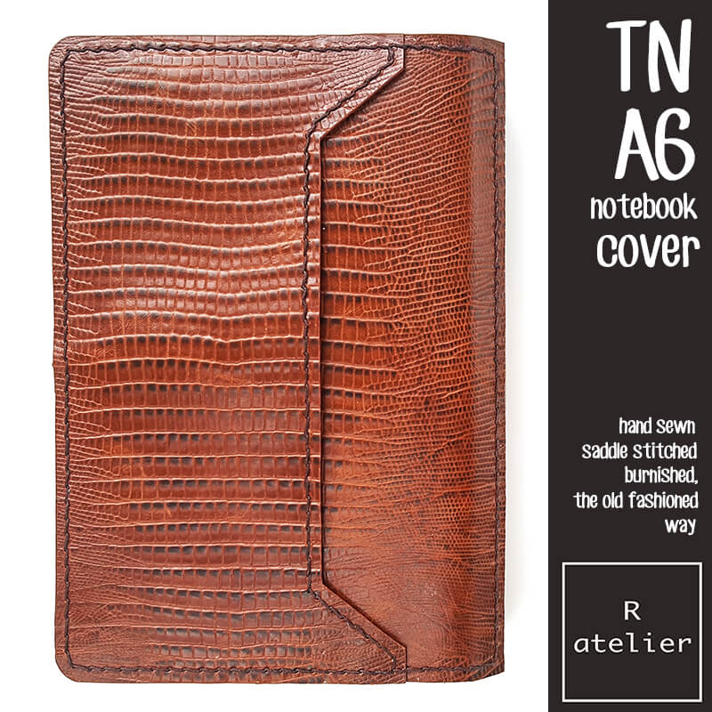 R.atelier A6 TN Leather Notebook Journal Cover Folio