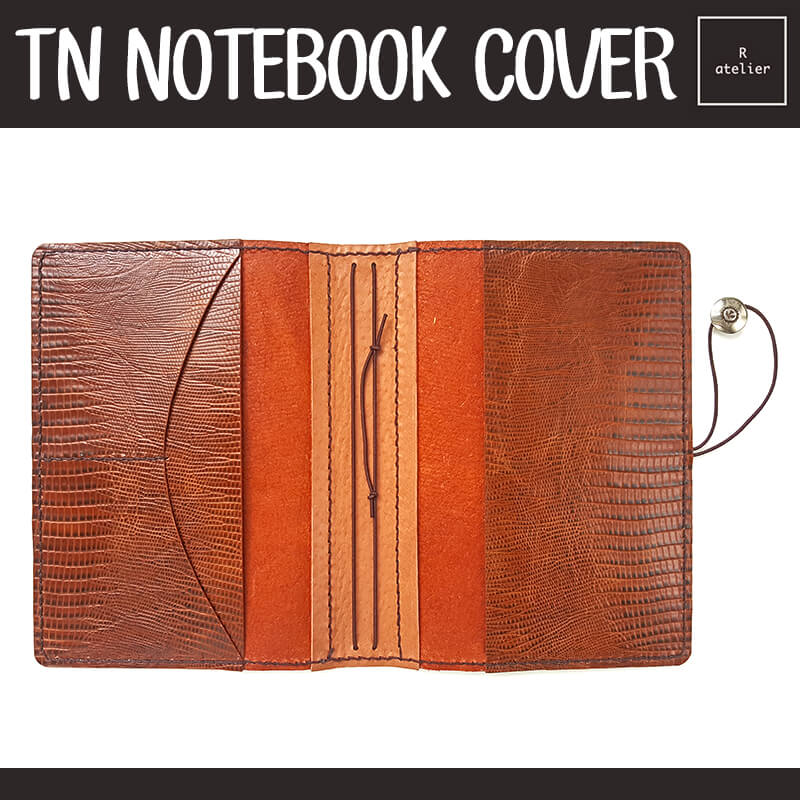 R.atelier A6 TN Leather Notebook Journal Cover Folio