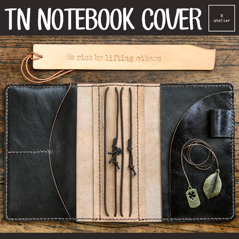 R.atelier A6 TN Leather Notebook Cover Folio