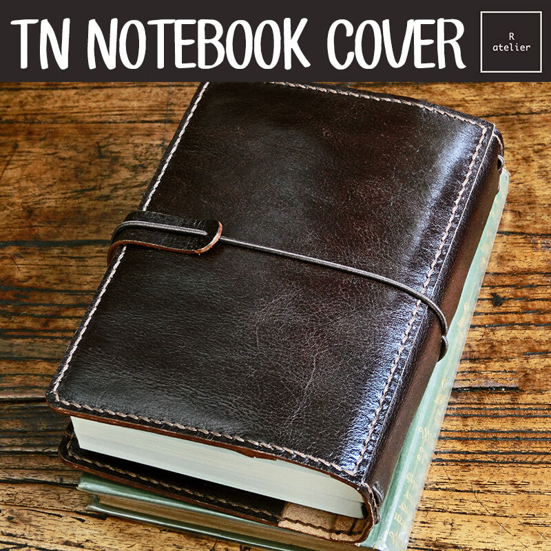 R.atelier A6 TN Leather Notebook Cover Folio