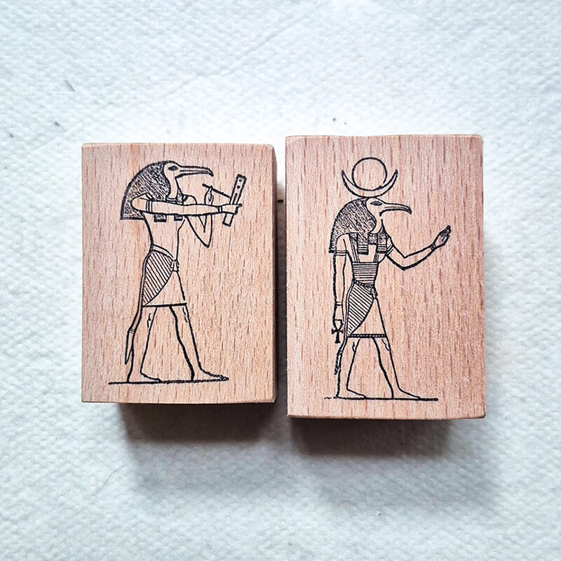 Ancient Egypt Archaeology Scrapbooking Wooden Stamps