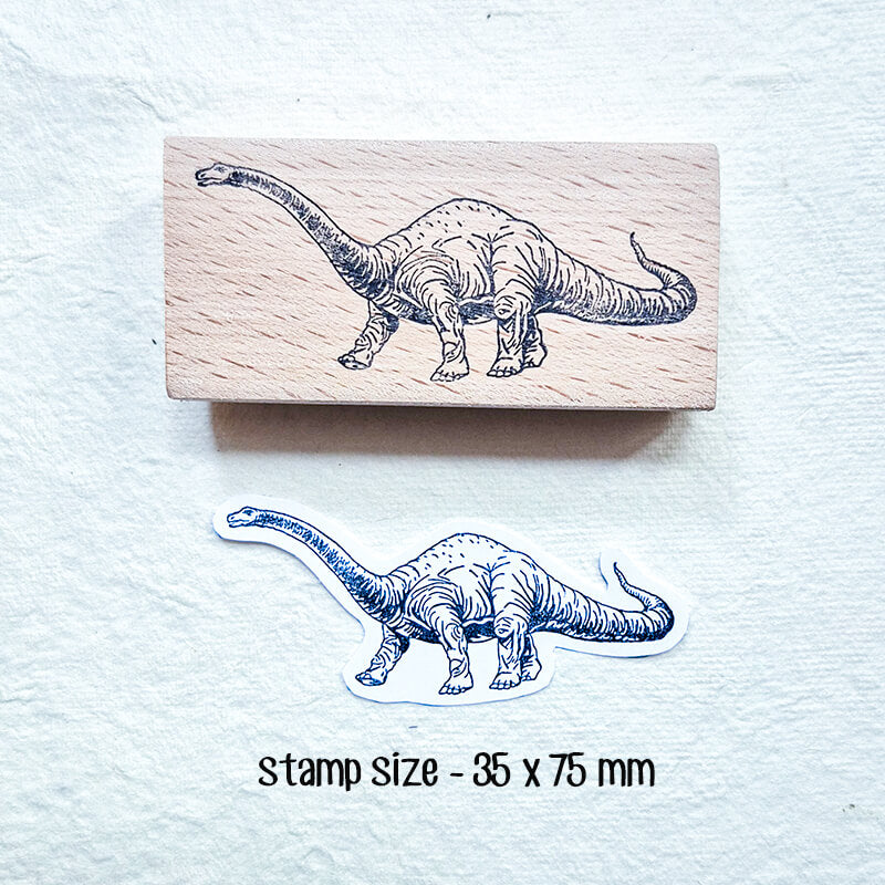 Dinosaurs Jurassic World Natural History Scrapbooking Wooden Stamp