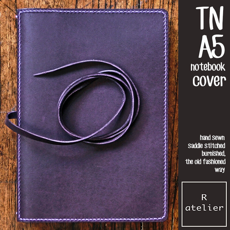R.atelier A5 TN Leather Notebook Journal Cover Folio