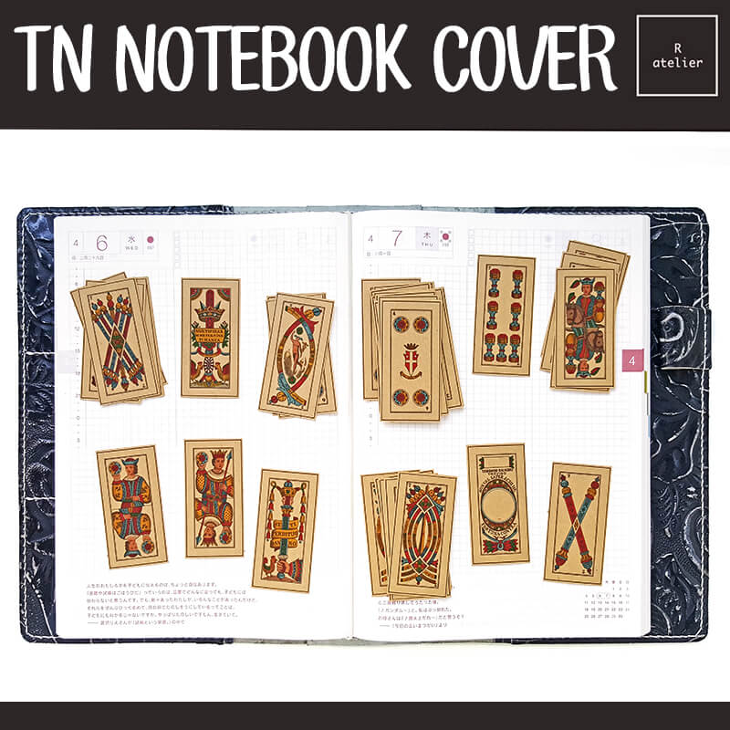 R.atelier A5 TN Leather Notebook Journal Cover Folio