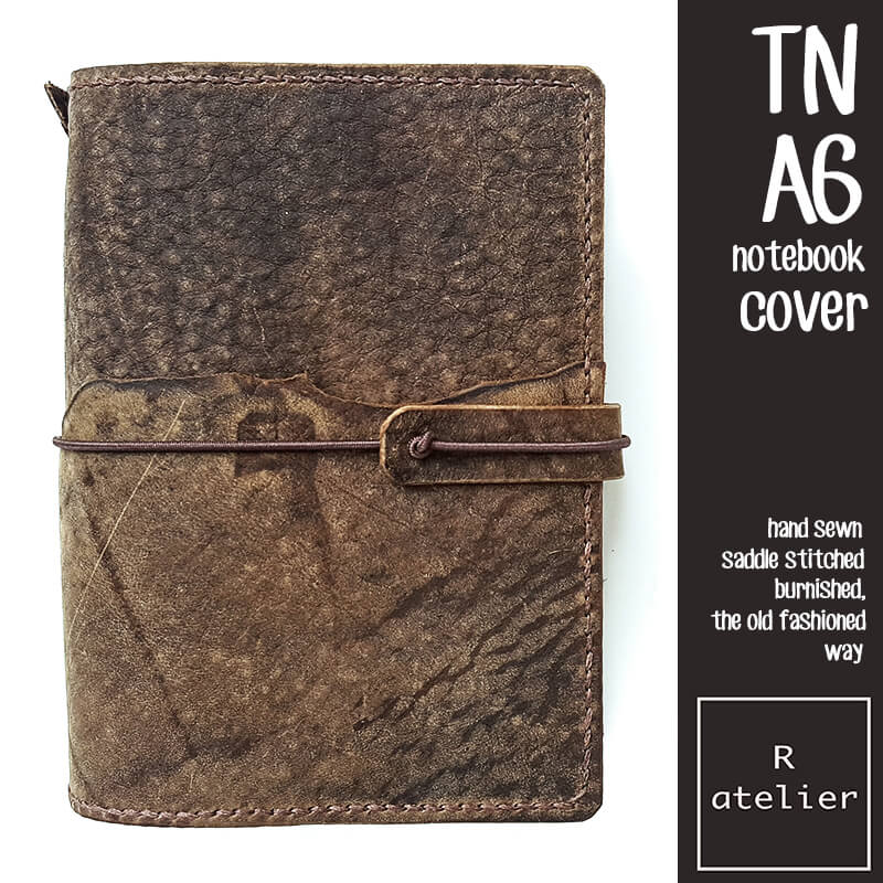 R.atelier A6 TN Leather Notebook Journal Cover Folio