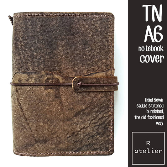 R.atelier A6 TN Leather Notebook Journal Cover Folio 