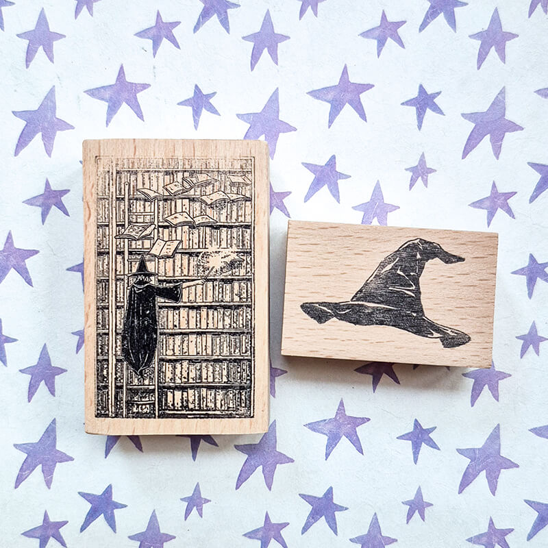 Halloween Trick-or-Treat Hocus Pocus Scrapbooking Wooden Stamps