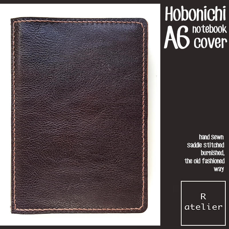 R.atelier Hobonichi A6 Leather Notebook Folio Cover