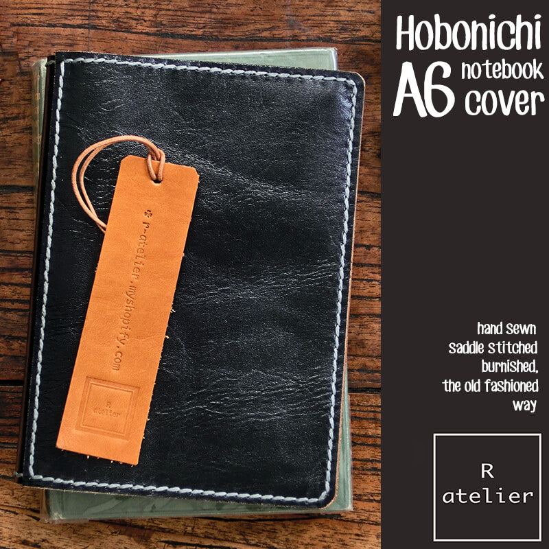 R.atelier Hobonichi A6 Leather Notebook Folio Cover