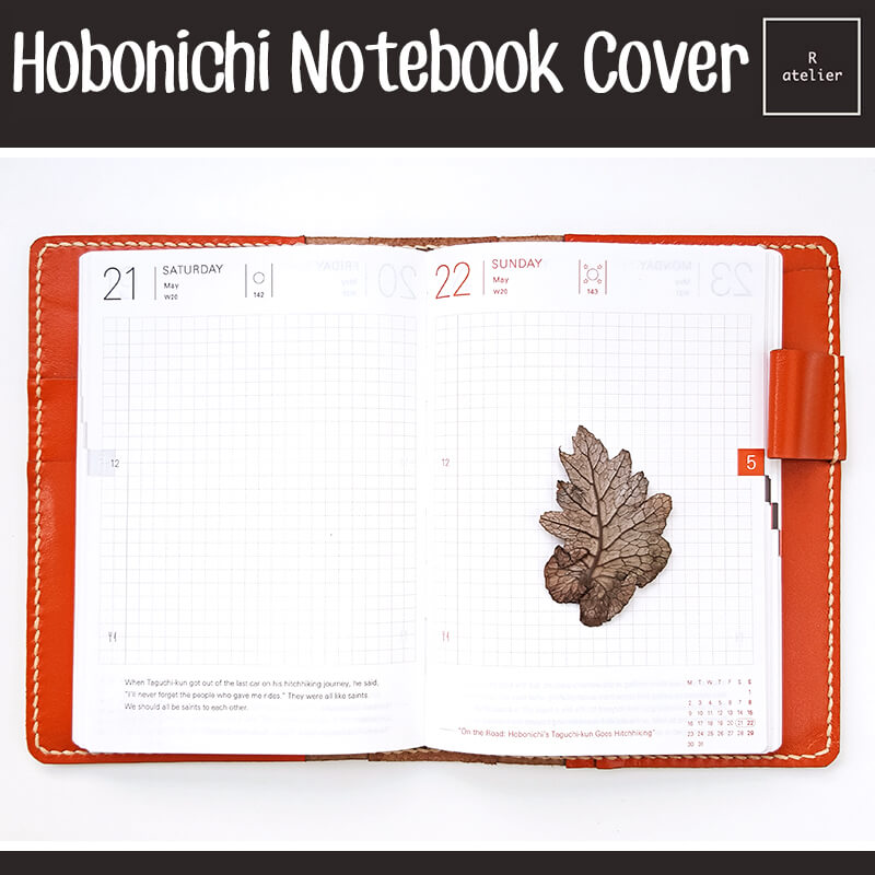 R.atelier Hobonichi A6 Leather Notebook Folio Cover