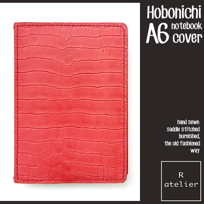 R.atelier Hobonichi A6 Leather Notebook Folio Cover