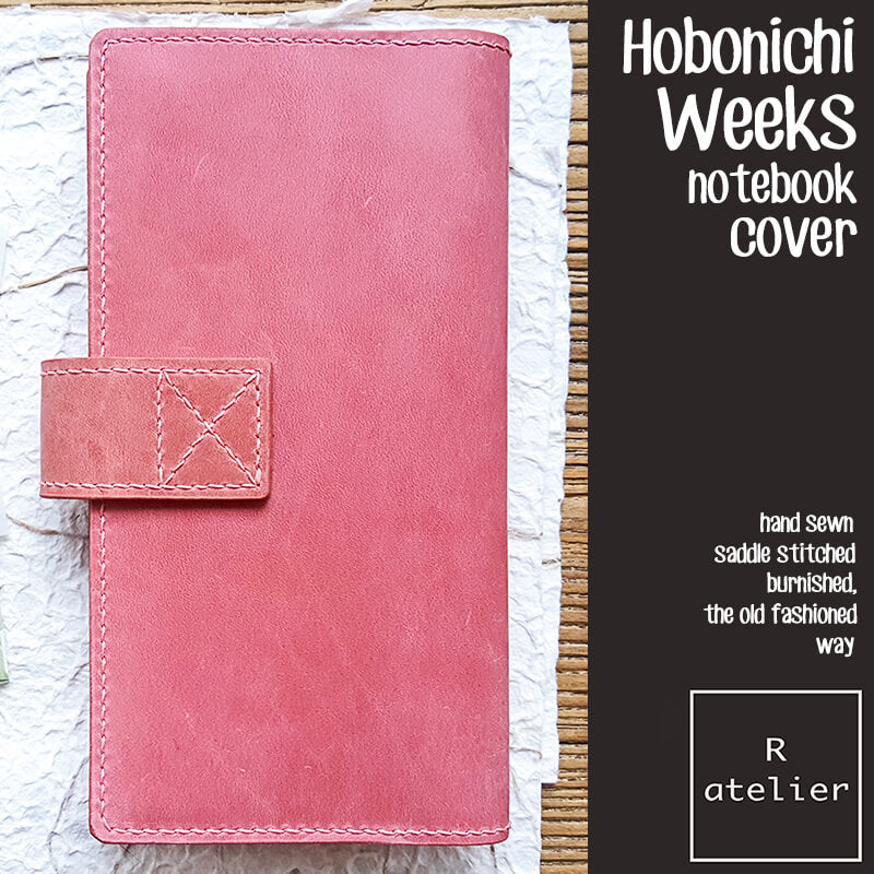 R.atelier Hobonichi Weeks Mega Leather Notebook Folio Cover