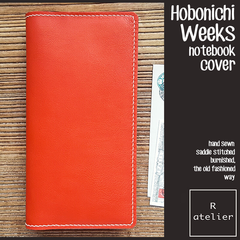 R.atelier Hobonichi Weeks Mega Leather Notebook Folio Cover