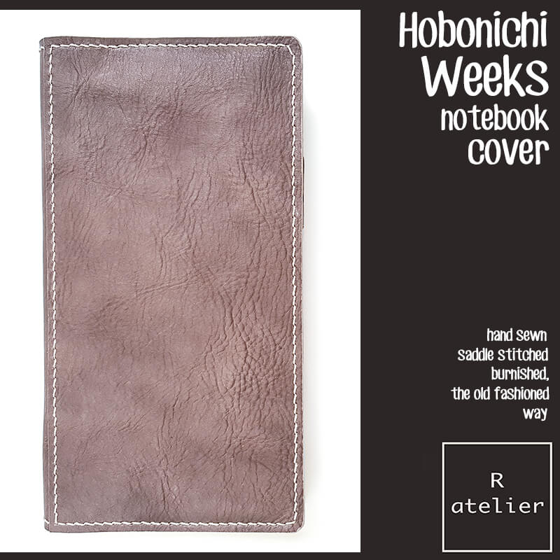 R.atelier Hobonichi Weeks Mega Leather Notebook Folio Cover