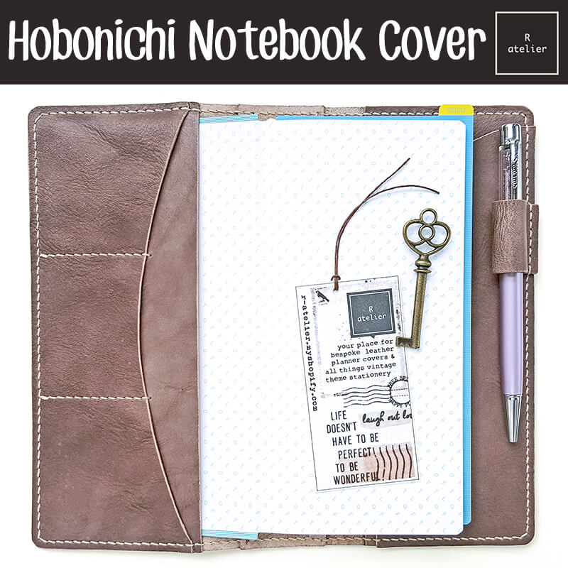 R.atelier Hobonichi Weeks Mega Leather Notebook Folio Cover
