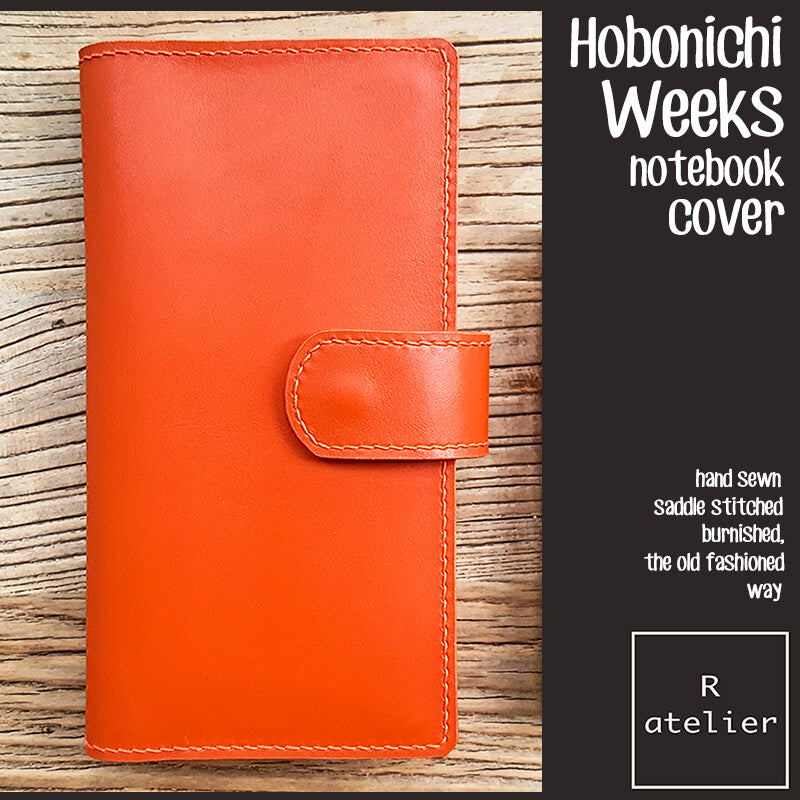 R.atelier Hobonichi Weeks Mega Leather Notebook Folio Cover