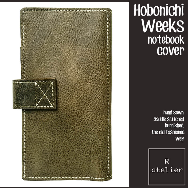 R.atelier Hobonichi Weeks Mega Leather Notebook Folio Cover