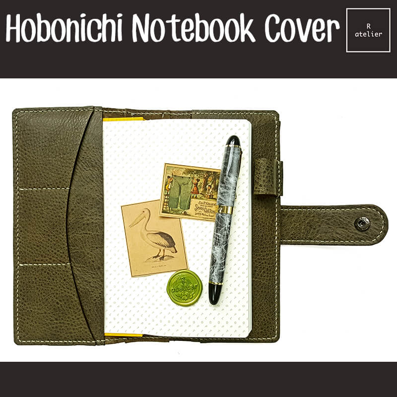 R.atelier Hobonichi Weeks Mega Leather Notebook Folio Cover
