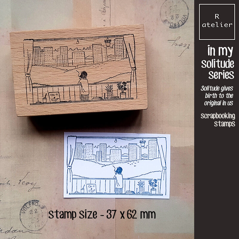 in my solitude daily life Scrapbooking Wooden Stamps