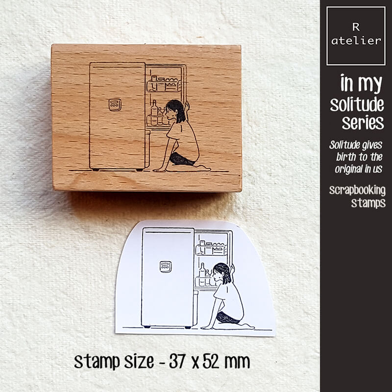 in my solitude daily life Scrapbooking Wooden Stamps