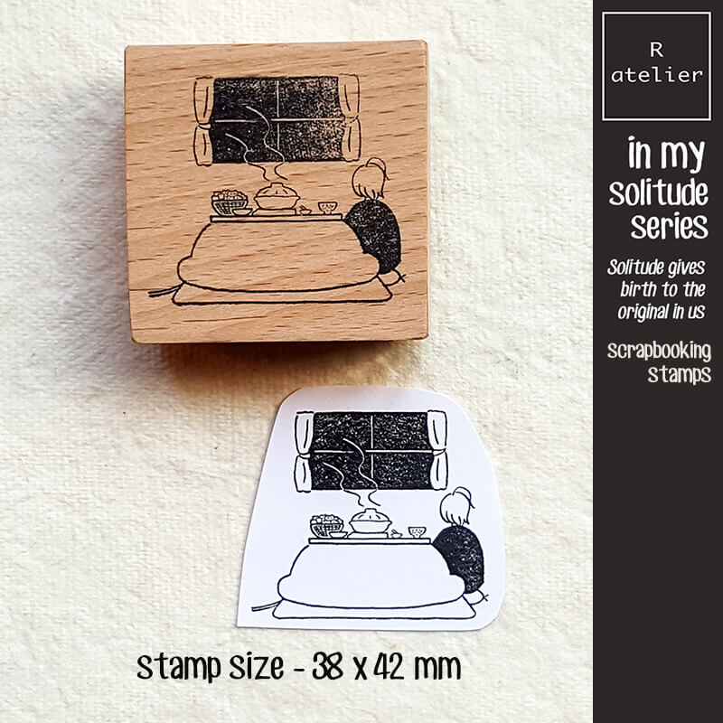 in my solitude daily life Scrapbooking Wooden Stamps