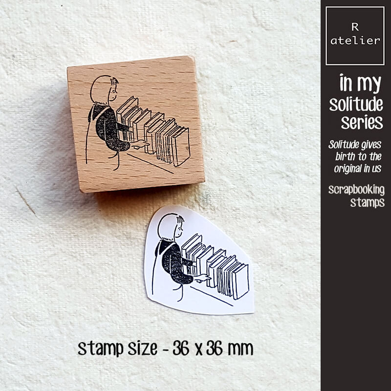 in my solitude daily life Scrapbooking Wooden Stamps