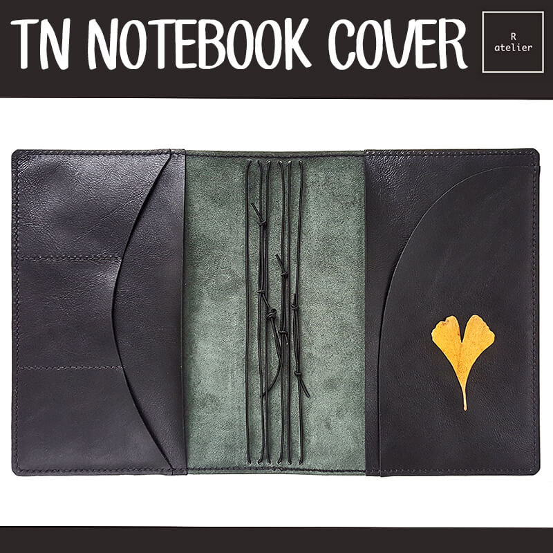 R.atelier A5 TN Leather Notebook Journal Cover Folio