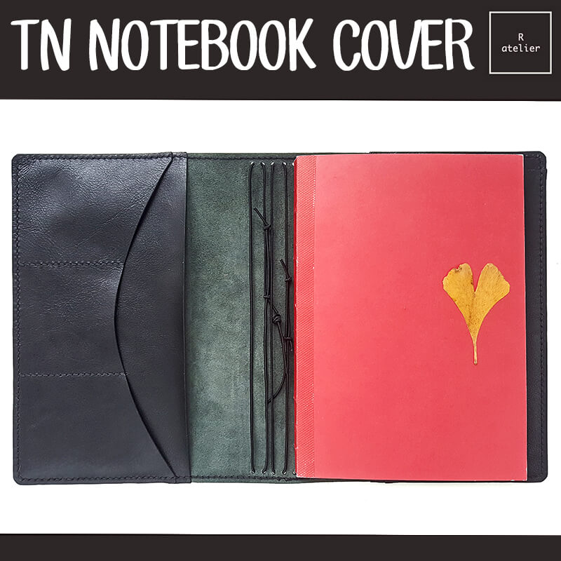 R.atelier A5 TN Leather Notebook Journal Cover Folio