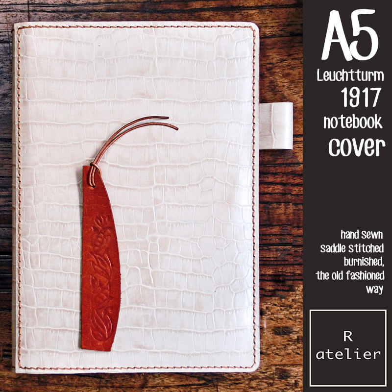 R.atelier Leuchtturm1917 A5 Leather Notebook Folio Cover